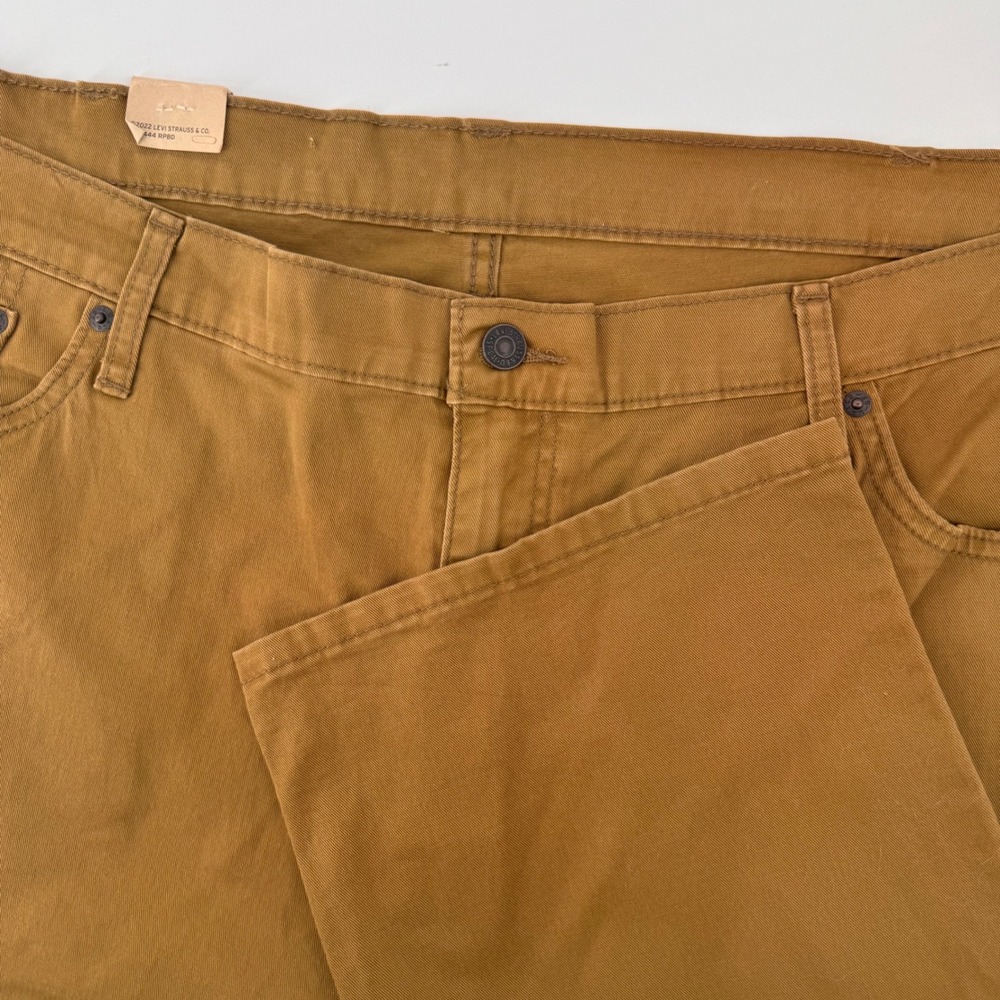 Levis 541 Athletic Taper Mens 48x32 Brown Stretch Twill Pants 18757-0024
